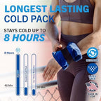 CryoMAX Cold Pack, Reusable, 8 Hour Cold Therapy Ice Pack, Small, 6"x 6" (Pack of 2)