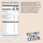 Cinnamon Toast Crunch Breakfast Cereal, Crispy Cinnamon Cereal, Mega Size, 27 oz