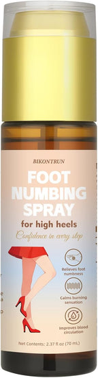 High Heel Foot Care Spray for Women, Foot Numbing Spray for High Heels, Lightweight Refreshing Foot Mist for Daily Comfort, Long Hour Wear & Standing – 2.4 fl oz