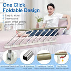 Bed Side Rails Guard for Elderly Adults Seniors Assist Rail Safety Bed Cane Railings Fold Down Handle Handicap Medical Support Assistance Devices Half Grab Bar