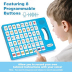 Joyreal AAC Device for Autism, Non Verbal Communication Tools for Speech Therapy & Stroke Rehab. Communication Tablet, Autism Talking Aids with 8 Programmable Buttons & Adjustable Volume