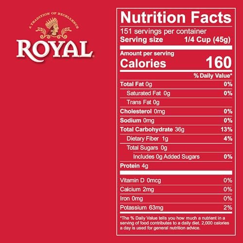Authentic Royal Basmati White Rice, 15 lbs (Pack of 2)