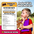 Snakkidz Organic Chewy Granola Bars for Kids, Allergen-Free, Nut-Free, Gluten-Free, Low Sugar Snack Bars Made with Avocado Oil, Individually Wrapped, School Lunch Snacks, Bulk Pack of 15, Chocolate Chip