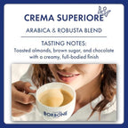 Caffè Borbone Crema Superiore Whole Bean Coffee, Arabica and Robusta Blend, Medium Roast, 2.2 lb Bag (Pack of 1)