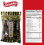Shirakiku Japanese Nori Maki Arare Rice Crackers with | Glutinous Rice, Soy Sauce, Wheat, and Seaweed | Crispy and Savory Cracker Snacks, Seaweed Flavor, Pack of 2-5oz Each (Total 10oz)