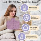 Hot Water Bottle Hot Water Bag with Soft Cover, 1500 ML, Ideal for Winter Bed Hand Warmer, Back, Neck and Shoulders Pain Relief, Birthday, Christmas Gifts for Kids, and Adults