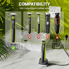 Charger Dock Compatible with Philips Norelco Oneblade QP2520, 4.3V Charging Base Stand for One Blade Hybrid Electric Trimmer and Shaver Power Cord Adapter Supply Black