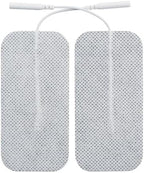 Acuzone Premium TENS Unit 40 PCS Electrodes 2"x4" Rectangular Electrode for TENS Massage