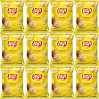 Lay's Classic Potato Chips, 1.5 Oz Bag, Value Pack of 12, Bundled By Shoppyway