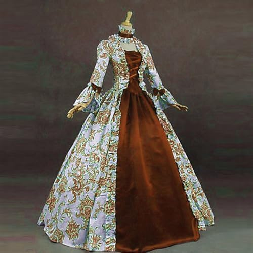 Medieval Dress for Women Temperament Evening Masquerade Ball Gowns Vintage 1700S Victorian Renaissance Costume
