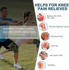 Knee Brace, Knee Compression Sleeve Support, Knee Support, for Running, Basketball, Workout, Sports, for Men and Women