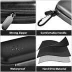 Case Compatible with Ledger Nano X/S/S Plus for Cryptocurrency Hardware Wallet - BTC for Bitcoin, Ethereum, Ripple, Altcoins and ERC Tokens. Storage Carrying Organizer for Crypto Wallet & USB Cables