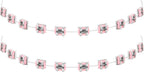 TrelaCo 1 Pack Fake Braces Artificial Tooth Decoration with Metal Wires Metal Bracket and Orthodontic Ligature Ties Practice Props for Dental Students Orthodontist Explain Props(Pink,Without Hook)