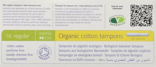 Natracare Tampons Regular with Applicator, 2 Pack