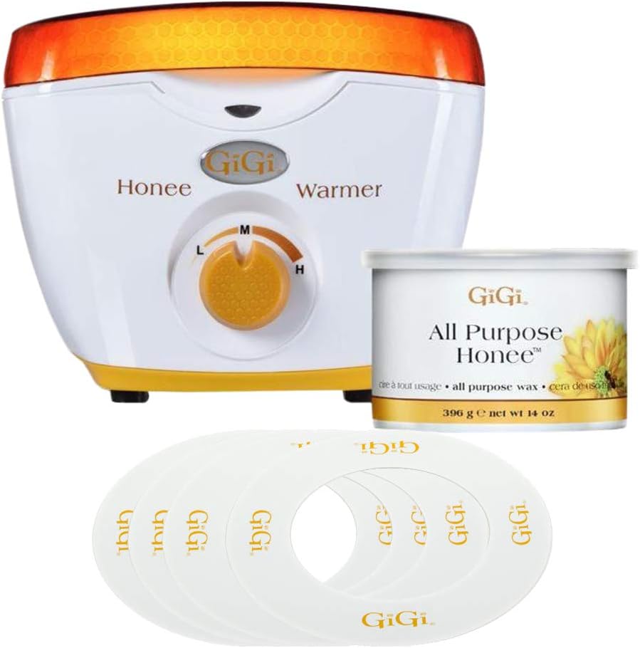 GiGi Hair Removal Wax Warmer, with All Purpose Honee, for 14 oz Wax Cans
