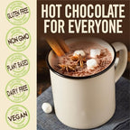 Castle Kitchen Pumpkin Spice Hot Chocolate (14 oz)-Dairy Free, Vegan Hot Cocoa Mix made With Decadent Dark Chocolate and Natural Flavors-Just Add Water-Unique Fall Flavor With No Artificial Sweeteners