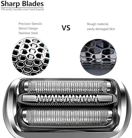 73S Series 7 Replacement Shaver Head Compatible with Braun S7 Replacement Head & for Braun Series 7 360 flex Replacement Head,for Braun Series 7 5764 7020s 7025s 7085cc 7027cs 7071cc