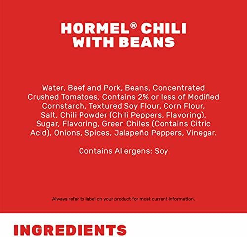 Hormel Chili With Beans 15 Oz (8 Pack)