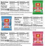 Sun-Maid Fruity Raisin Snack Variety Pack - Sour Strawberry, Watermelon & Blue Raspberry - (24 Pack) 1.33 oz Pouches