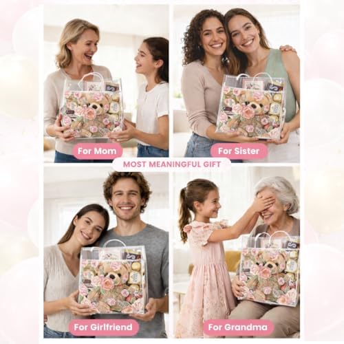 Mother’s Day Chocolate Gift Basket for Mom – Assorted Chocolate Snack Candy Box, Gourmet Sweet Treats, Mothers Day Gift Set