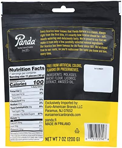 Panda Licorice Chew, 7 oz (Package May Vary)