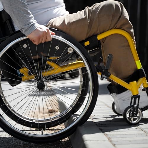 4 PCS Replacement of Wheelchair Brake Handle Cover, Replacement Brake Handle Tips Flat Wheel Lock Grips, Wheelchair Wheel Lock Cover Replacements Rubber Tips for Wheelchairs Handles Brakes