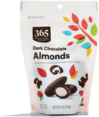 365 by Whole Foods Market, Dark Chocolate Covered Almonds, 6 Ounce