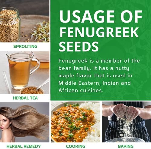 Jiva Organic Fenugreek Seeds 2.5 LB Bulk - Non-GMO, Gluten Free, Non Irradiated Whole Methi Seeds (Fenogreco En Semillas)