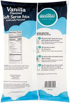 Frostline Vanilla Soft Serve Ice Cream Mix, Lactose & Gluten Free - Just Add Water, Dairy, or Dairy Free Alternative, Use with Blender, Countertop Ice Cream Maker, Soft Serve Machine - 6 lb Bag