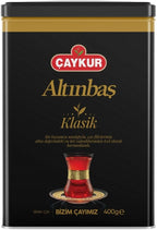 ÇAYKUR Altınbaş Golden Tips, Premium Gourmet Black Tea, Loose Leaf, Strong Tea Buds, Rich Aroma, Can 400gr / 14.1 Oz (Classic)