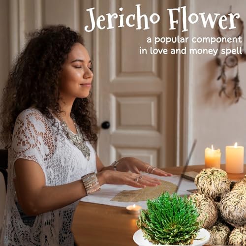 7 Pack Rose of Jericho Dried Plants - Rosa de Jerico Original, Dried Fern Like Scale Leaf Prayer Plants for Spiritual Purification, Home Decor