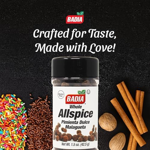 Badia Allspice Whole 1.5 oz – Warm & Fragrant Spice with Notes of Cinnamon, Nutmeg & Cloves