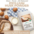 Healthworks Superfoods Organic Psyllium Husk Powder - 32 Oz / 2 Lbs - Raw - Certified Organic - Finely Ground Powder from India - Keto, Vegan & Non-GMO - Fiber Support