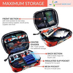 Sugar Medical Insulated Diabetes Organizer | Diabetes Supply Case | Diabetic Care Products | Diabetic Supplies Travel Bag | Insulin Pen Case | Glucose Meter Kit