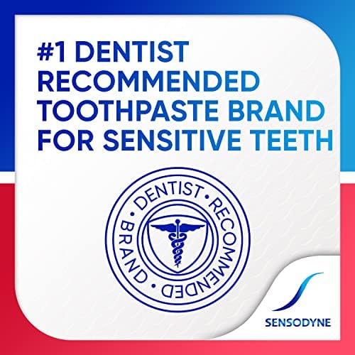 Sensodyne Sensitivity & Gum Sensitive Teeth Whitening Toothpaste, Toothpaste for Gingivitis and Sensitive Teeth Treatment - 2.3 Ounces (Pack of 2)
