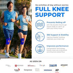 Modvel ELITE Knee Brace for Men & Women – Patella Gel Pads & Side Stabilizers for ACL, Meniscus Tear, Arthritis & Injury Recovery – Maximum Support for Running, Sports & Joint Pain Relief