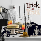 20 Pieces Skull Paper Guest Napkins disposable Halloween Skeleton Bathroom Napkins Smile Skull Guest Hand Towel Napkin for Horror Theme Party Supplies