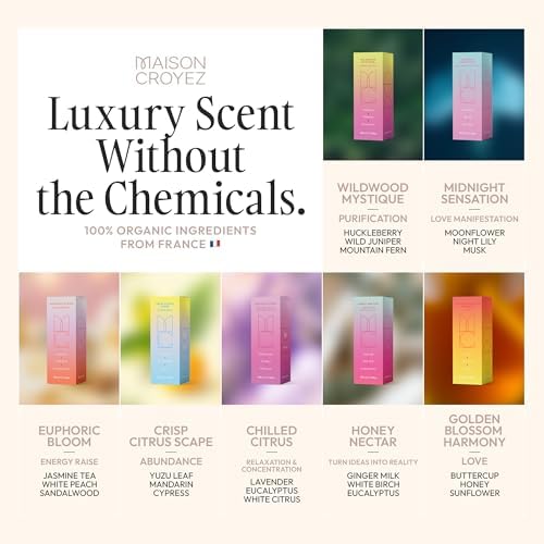 Essential Oils for Diffusers - Home & Hotel Aromatherapy Refill, for Room Fragrance, Soap & Candle Making – Premium French Ingredients (100 ml – 3.38 Fl Oz) – Golden Blossom Harmony