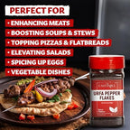 Eastanbul Urfa Biber, 5.6oz, Urfa Pepper Flakes, Isot, Mild-Moderately Hot Chili Flakes, Blackish-Red Turkish Pepper for Cooking & Seasoning, Special Pul Biber, From Unique Spices of Turkey