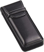 M-world Men's Gentleman's Leather-Tone Glasses Case,Stylish, Smart