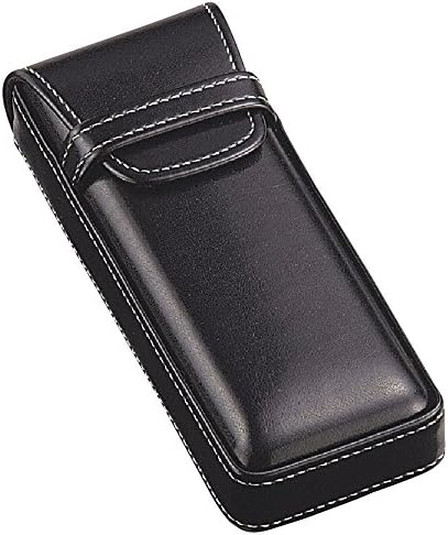 M-world Men's Gentleman's Leather-Tone Glasses Case,Stylish, Smart