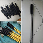 4 Pack Foam Grip Tubing 6 Inch Long Foam Handle Grips Aid Non Slip Sleeve Tubes Cover for Disabled and Elderly Fishing Rod Carbon Fiber Stick Utensils Scissor Tools Pens Arthritic Handicapped