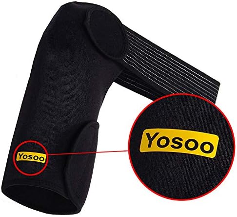 Yosoo Elastic Shoulder Brace Support Strap Wrap Belt