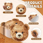 100 PCS Bear Shaped Napkins We Can Bearly Wait Baby Shower Decorations Brown Bear Party Supplies Disposable Paper Napkins for Boys Girls Kids Birthday Baby Shower Party Decorations Favors