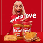 Lotus Biscoff Cookie Butter Spread, Creamy, non GMO + Vegan, 25.4oz