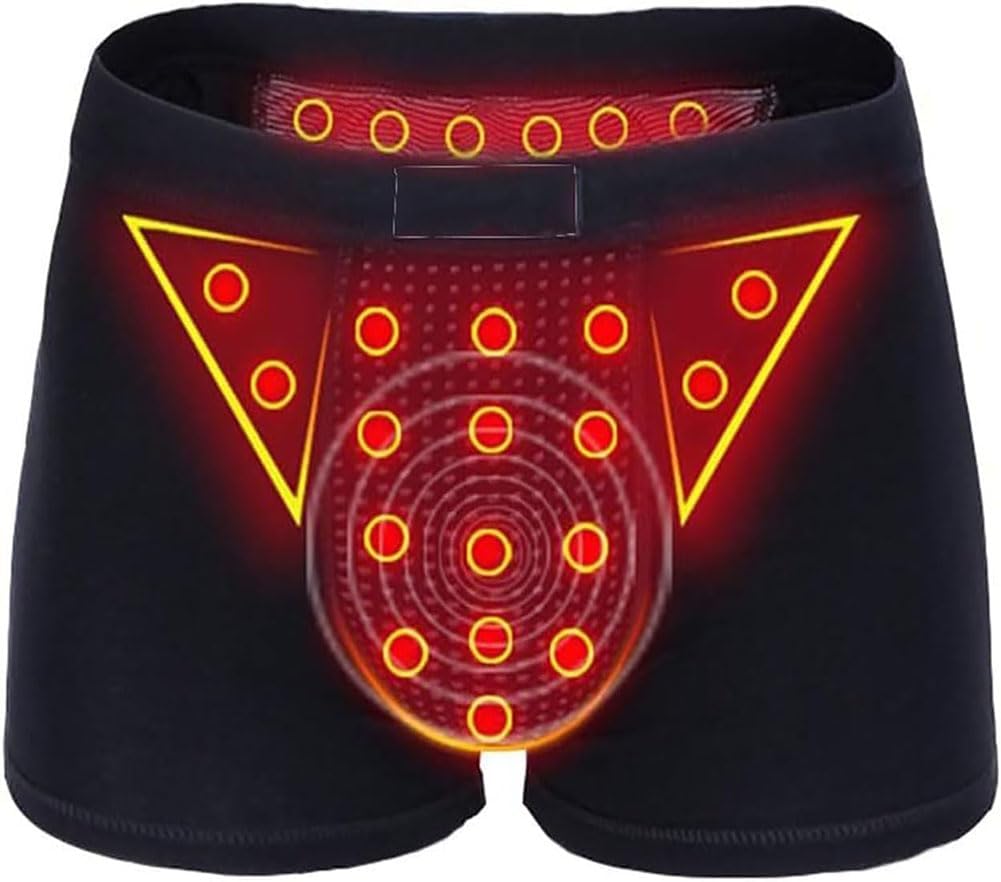 Magnetic Therapy Boxer Briefs, 3Pcs of Men's Underwear for Penis Enlargement and Care
