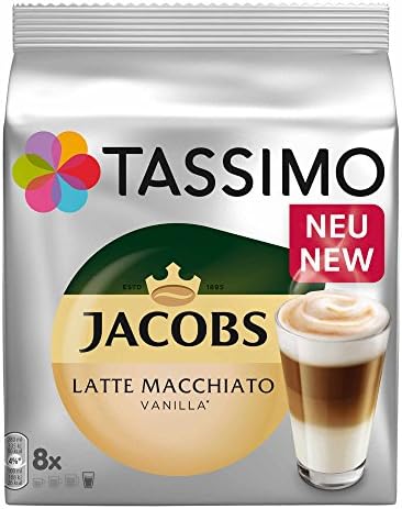 Tassimo Vanilla Latte Macchiato Coffee, 3 packs (48 T-Discs, 24 Servings)