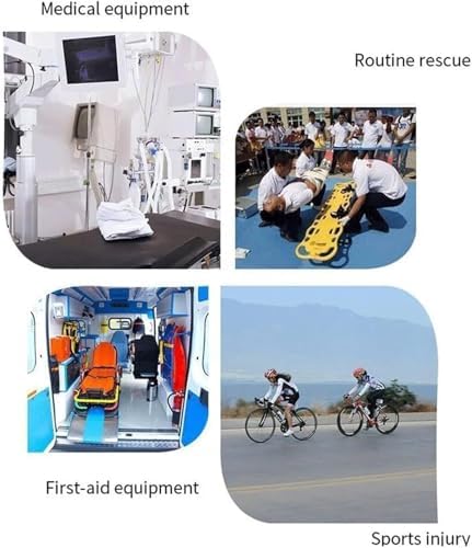 Folding Ambulance Chair - Evacuation Mobility Aid for Elderly and Disabled, Lightweight Transfer Chair for Up/Down Stairs