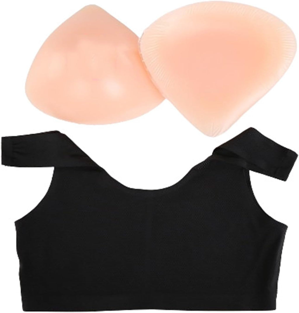 Lifelike Fake Boob Ideal Fake Breasts for Crossdressers Transgender Users Embracing Authenticity