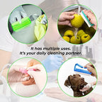 4 Pcs Nail Brush for daily Use - 4 Different Kinds of Fingernail brush with Plastic Handle Nail brush for cleaning Fingernails - Easy to use Nail Scrub brush - Nail Cleaner Nail brushes for Hands Feet